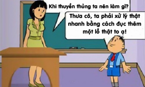 Cách 'thiên tài' xử lý chìm thuyền