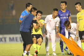 Sao trẻ Hà Nội FC dập dây chằng, nghỉ thi đấu 4 tuần