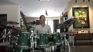 Chiêm ngưỡng dàn 'vũ khí' 5.500 USD của tay trống lừng danh Bình 'Tây'