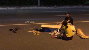 Hiện trường vụ tài xế xe phân khối lớn tông chết người rồi bỏ chạy