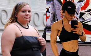 Bị crush từ chối, cô nàng nặng 136kg 'lột xác' thành VĐV thể hình gần 60kg