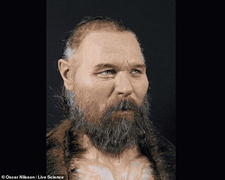 Hé lộ gương mặt người tiền sử Thụy Điển sống cách đây 8.000 năm 