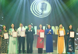 Toàn cảnh Lễ bế mạc và trao giải Liên hoan Phát thanh toàn quốc lần thứ XIV