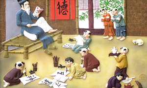 Lời khuyên của vợ khiến thầy đồ bẽ mặt 