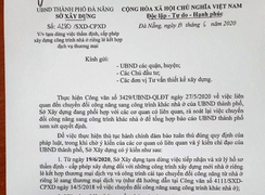 Đà Nẵng đề nghị thu hồi văn bản sai chỉ đạo của chủ tịch khiến dân bức xúc