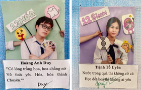 Phát sốt với ảnh kỷ yếu 'lầy lội', siêu tiết kiệm của học sinh chuyên Hạ Long