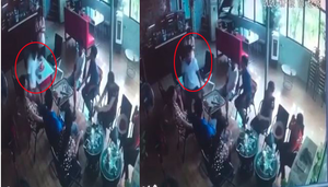 Đang ngồi trong quán cà phê, người đàn ông bị hàng xóm đâm chết