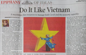 Báo Ấn Độ ngợi ca Việt Nam xuất sắc chống dịch COVID-19