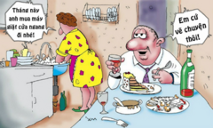 Khi chồng đòi vật ngửa cái máy giặt