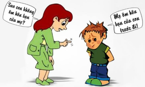 Mẹ phải hôn chú hàng xóm mới công bằng