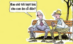 Các cụ già còn manh động hơn thanh niên