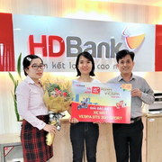 64 khách hàng HDBank may mắn nhận giải 'Tải App HDBank – Rinh Vespa sành điệu'