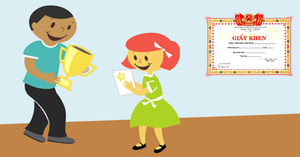 Giấy khen như huy chương, chỉ nên tặng vài cháu giỏi nhất lớp