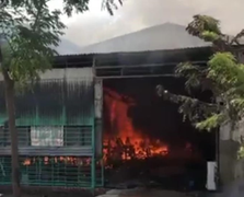 Cháy xưởng phun sơn ở Bắc Ninh, một người chết thương tâm