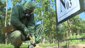 Bộ đội Hóa học luyện tập dưới nắng nóng chuẩn bị tham gia Army Games 2020