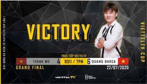 Quang Barca vô địch PES ViettelTV Cup