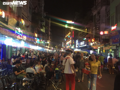 Phố tây Bùi Viện nhộn nhịp khách ta