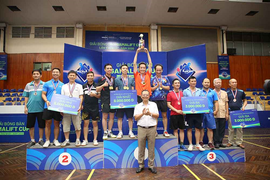 Xác định 9 nhà vô địch giải bóng bàn GamaLift 