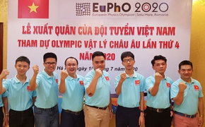 Việt Nam giành huy chương Vàng Olympic Vật lý châu Âu