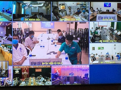 Hội chẩn quốc gia liên tục hỗ trợ điều trị các ca COVID-19 nặng