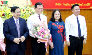 Ông Phạm Viết Thanh giữ chức Bí thư Tỉnh ủy Bà Rịa - Vũng Tàu