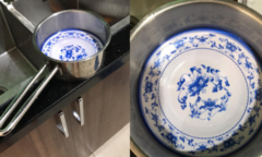 Đĩa mắc kẹt trong nồi, làm sao để lấy ra?