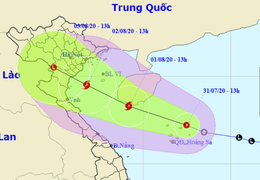 Áp thấp nhiệt đới khả năng mạnh lên thành bão, hướng vào Bắc và Bắc Trung Bộ