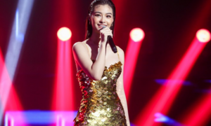 Á hậu Kiều Loan gây 'sốc' thi ứng xử bằng rap