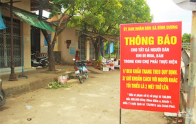 Cách ly y tế tại chỗ gần 1.000 người dân ở xóm bệnh nhân 621 sinh sống