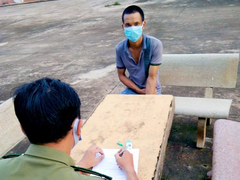 Thanh niên định vượt biên để trốn cách ly nhưng không thoát