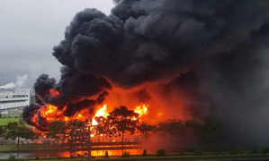 Nhà xưởng trong khu công nghiệp ở Bắc Ninh bị thiêu rụi lúc sáng sớm