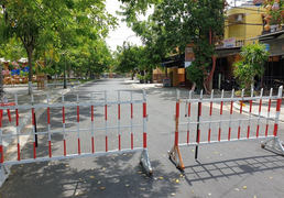 Phong tỏa khối phố có 4 ca COVID-19 ở Hội An thêm 7 ngày