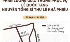 Infographic: Cấm nhiều tuyến đường phục vụ Quốc tang nguyên TBT Lê khả Phiêu