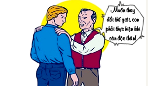 Có vợ thì đừng mơ thay đổi thế giới