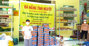 Quầy hàng 0 đồng giúp người nghèo giữa tâm dịch COVID-19 ở Đà Nẵng
