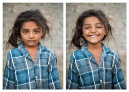 Ảnh: Gương mặt chúng ta biến đổi kỳ diệu ra sao khi cười?