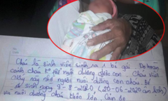 Sinh viên bỏ rơi con gái mới sinh cùng bức thư tay nhờ nuôi dưỡng