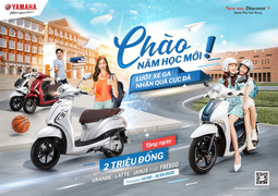 Nhận ngay 2 triệu đồng khi mua xe tay ga Yamaha Grande, Latte, Janus hoặc FreeGo