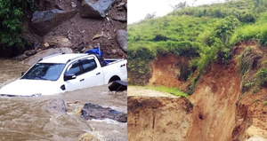 Mưa lũ cuốn trôi ô tô, làm sạt lở hàng chục tuyến đường ở Lào Cai và Yên Bái