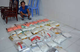 Công an Đồng Tháp bắt vụ vận chuyển hơn 45kg ma túy vào Việt Nam