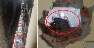 Bé sơ sinh bị vứt bỏ trong khe tường: Có thể người mẹ sống trong khu trọ