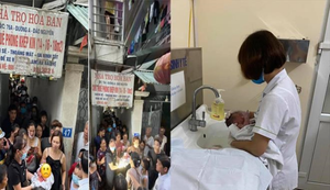 Sức khỏe bé sơ sinh bị vứt trong khe tường ở Hà Nội hiện ra sao?