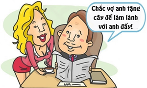 Sếp rụng rời với quà vợ tặng