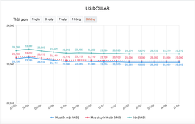 Tỷ giá USD hôm nay 21/8: Vẫn ở thế giằng co