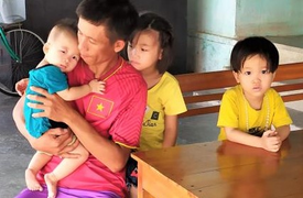 Bé gái 18 tháng tuổi bị bệnh tim, cha mẹ nghèo không có tiền phẫu thuật cho con