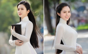 Nhan sắc 'gây thương nhớ' của hoa khôi Đại học Tôn Đức Thắng