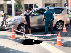 'Hố tử thần' xuất hiện ở trung tâm TP.HCM
