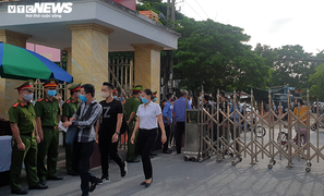 Thắt chặt an ninh phiên tòa xử vợ chồng Đường Nhuệ và đàn em đánh phụ xe dã man