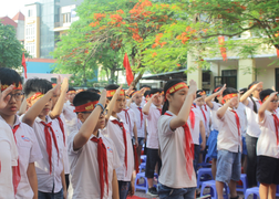 Học sinh Hà Nội khai giảng không quá 45 phút tại sân trường 