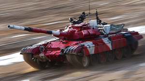 Video: Xe tăng Nga đạt vận tốc 80 km/h, nhanh chóng cán đích tại Army Games 2020